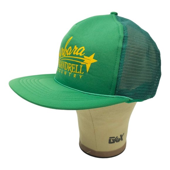 Vintage Barbara Mandrell Country Mesh Snapback Cap Trucker Foam Hat Rope Supreme - Picture 3 of 13